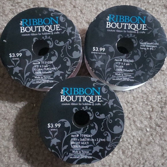 3 rolls! The Ribbon Boutique (Hobby Lobby) - Picture 2 of 5